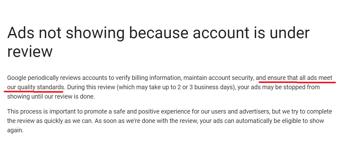 [Solved] - AdWords - Your Account Is Currently Under Review | Anirup ...