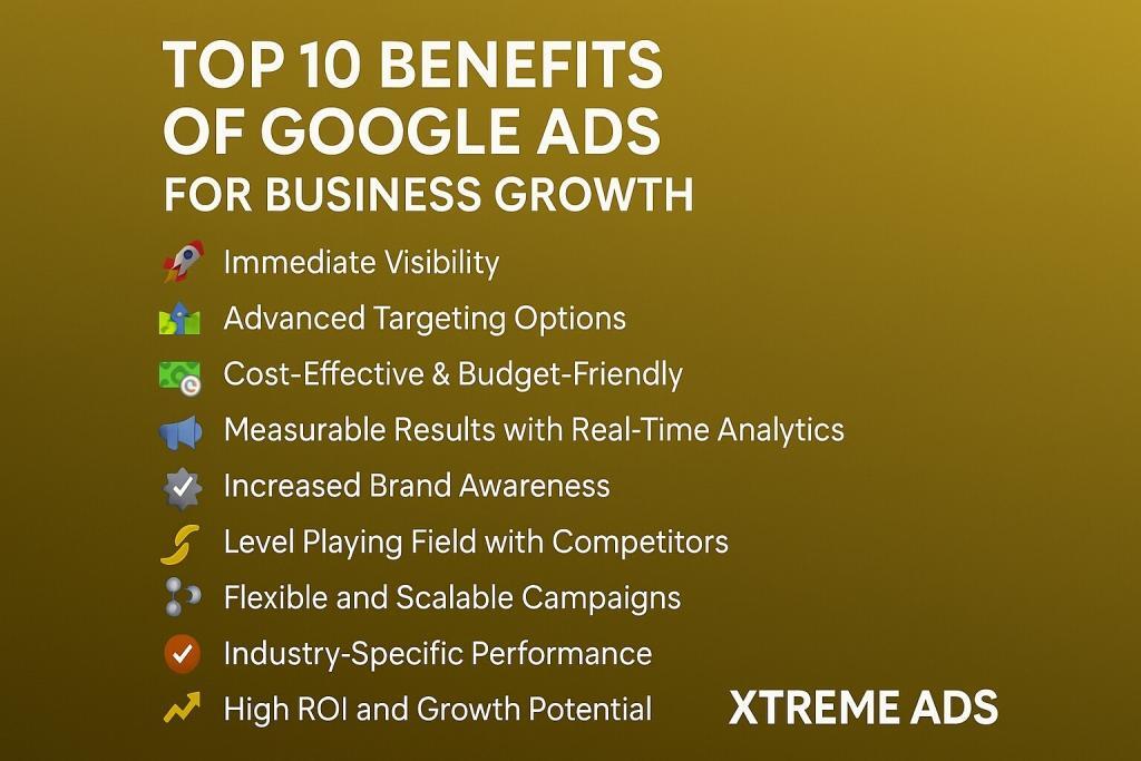 Benefits of Google ads
