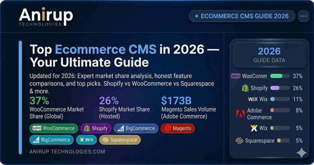 Top Ecommerce CMS in 2026