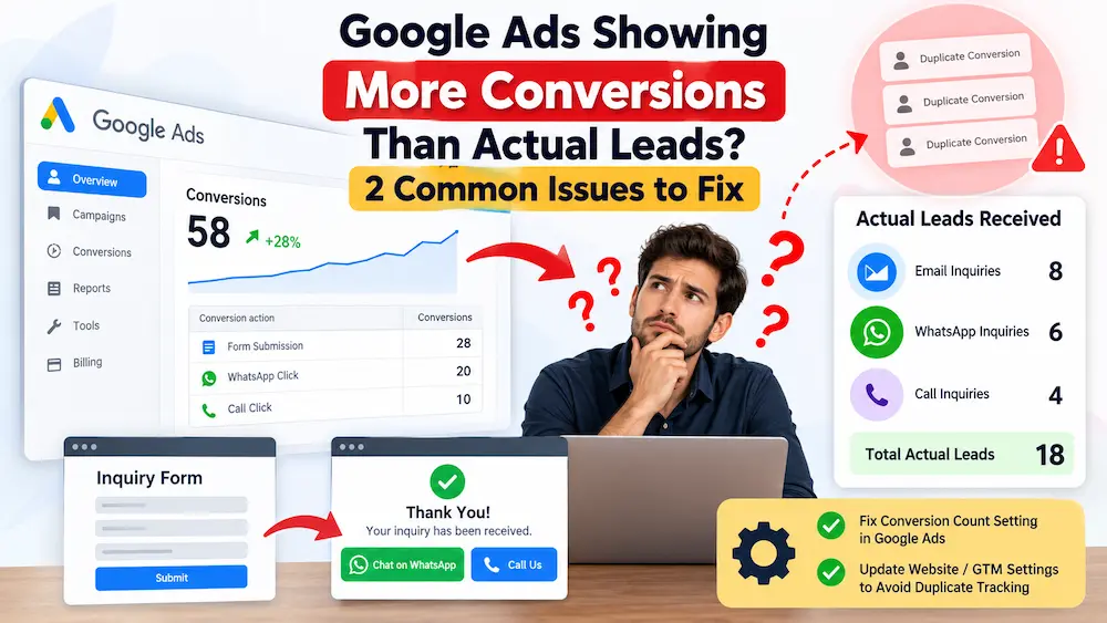 Google ads duplicate conversion